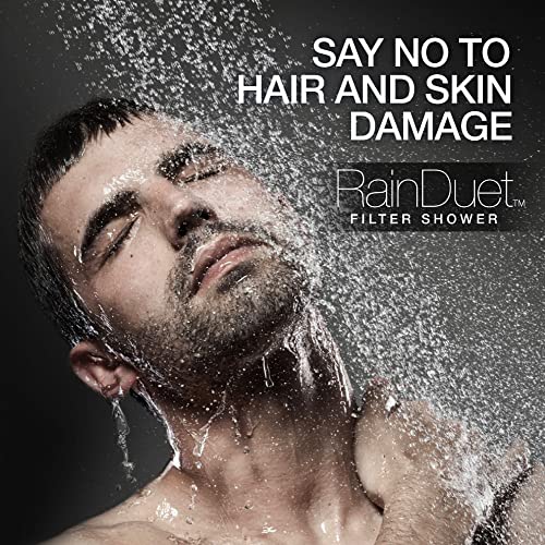 Kohler Rain Duet Filter Shower Head Five Spray Water Purifier Chrome Wall Mount 