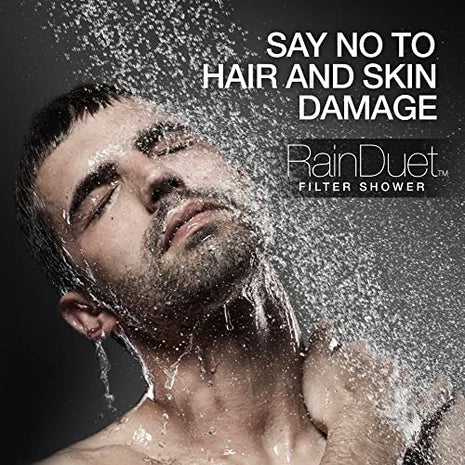 Kohler Rain Duet Filter Shower Head Five Spray Water Purifier Chrome Wall Mount 