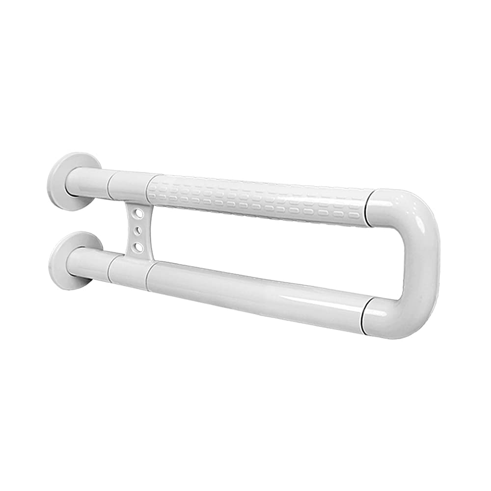 KosmoCare Stainless Steel Fixed Grab Bar with Anti-Slip Nylon Grip, Wall Mounted Fixed Grab Bar for Bathroom | Grab Bars for Toilet Senior Citizens | Toilet Grab bar for Elderly 