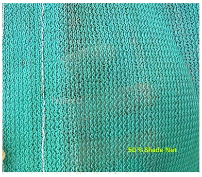 Kuber Industries Dark Green Sun Shade Sail Square Canopy | Agro Net/Shade for Balcony & Garden | Permeable UV Block Fabric Durable Outdoor-10 x 5 ft. (Green) 