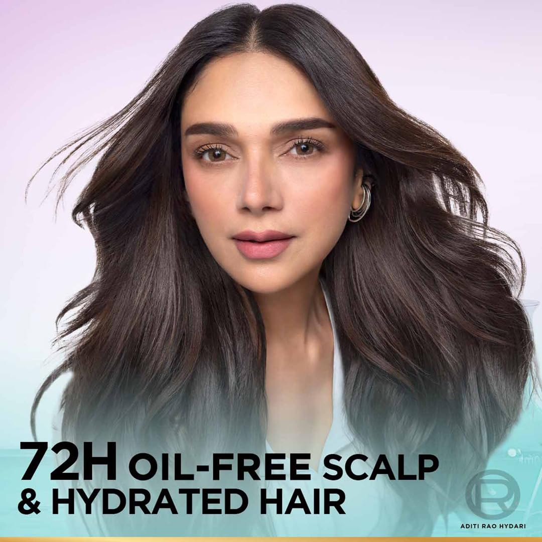 L’Oréal Paris Hyaluron Pure 72H Purifying Shampoo, For oily scalp & dry hair with salicylic and hyaluronic acid, 200 ml 