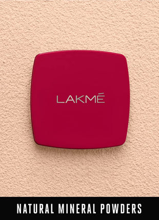 LAKMÉ Forever Matte Compact, Smooth Finish For Normal Skin , Lasts For 12 Hrs, Even Toned Look, Shell, 9G, Black 