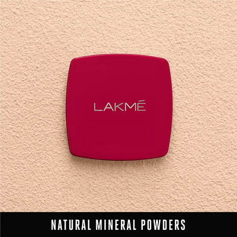 LAKMÉ Forever Matte Compact, Smooth Finish For Normal Skin , Lasts For 12 Hrs, Even Toned Look, Shell, 9G, Black 
