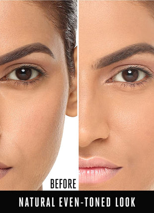 LAKMÉ Forever Matte Compact, Smooth Finish For Normal Skin , Lasts For 12 Hrs, Even Toned Look, Shell, 9G, Black 