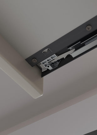 LAPO Tandem Box Drawer for Kitchen, Soft Close Tandem Drawer Box for Modular Kitchen Tandem Basket-Load Capacity 45 Kg (550mm/22 - Height-6") (Grey) 