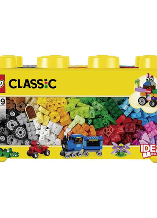 LEGO 10696 Classic Medium Creative Brick Box, Easy Toy Storage, LEGO Masters Fan Gift(Multicolor,Pack of 484 Pieces) 