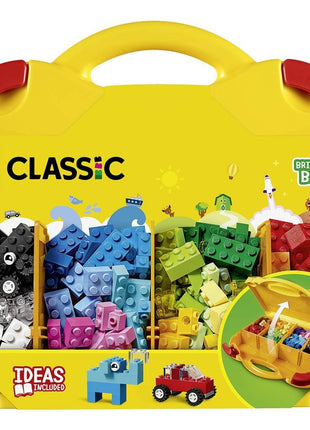 LEGO 10713 Classic Creative Suitcase, Toy Storage, Fun Colourful Basic Building Bricks for Kids, Multicolor (213 pieces) 