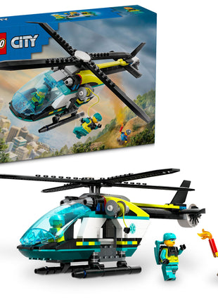 LEGO City Emergency Rescue Helicopter Building Kit 60405 (226 Pieces) 