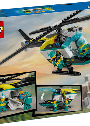 LEGO City Emergency Rescue Helicopter Building Kit 60405 (226 Pieces) 