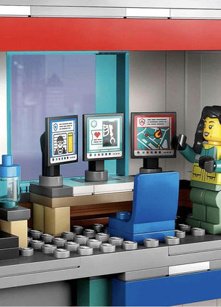 LEGO City Emergency Vehicles HQ 60371 Building Toy Set (706 Pcs),Multicolor 