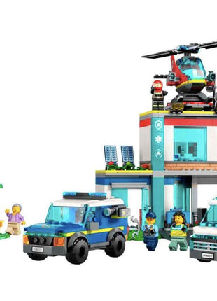 LEGO City Emergency Vehicles HQ 60371 Building Toy Set (706 Pcs),Multicolor 