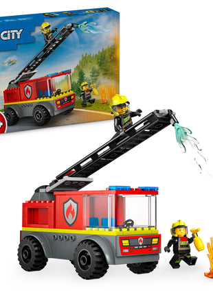 LEGO City Fire Ladder Truck, Firefighter Toy Vehicle Gift for Kids 60463 Building Blocks Toys for 4+ Gift for Boys and Girls 