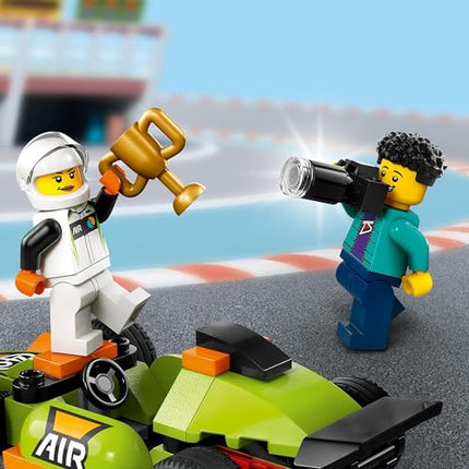 LEGO City Green Race Car Racing Vehicle Toy 60399 (56 Pieces) 