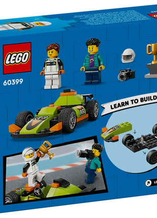 LEGO City Green Race Car Racing Vehicle Toy 60399 (56 Pieces) 
