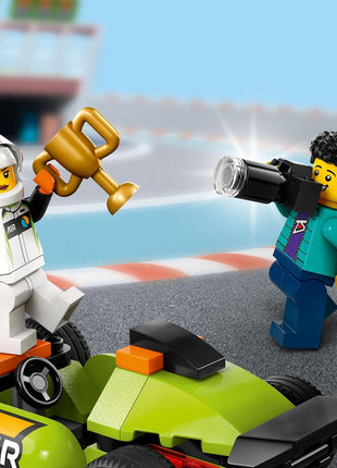 LEGO City Green Race Car Racing Vehicle Toy 60399 (56 Pieces) 