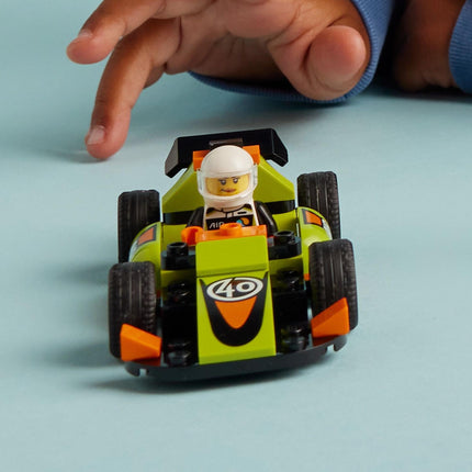 LEGO City Green Race Car Racing Vehicle Toy 60399 (56 Pieces) 