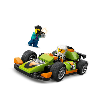 LEGO City Green Race Car Racing Vehicle Toy 60399 (56 Pieces) 