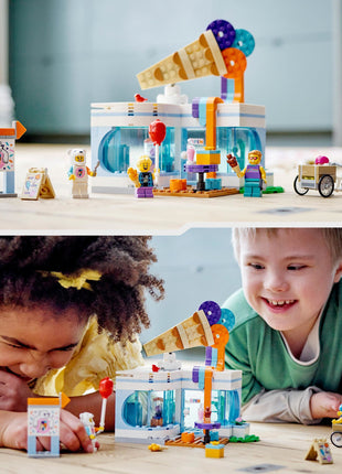 LEGO City Ice-Cream Shop 60363 Building Toy Set for Kids Aged 6+ (296 Pieces) 