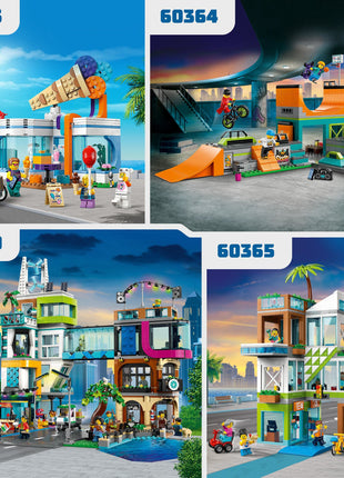 LEGO City Ice-Cream Shop 60363 Building Toy Set for Kids Aged 6+ (296 Pieces) 