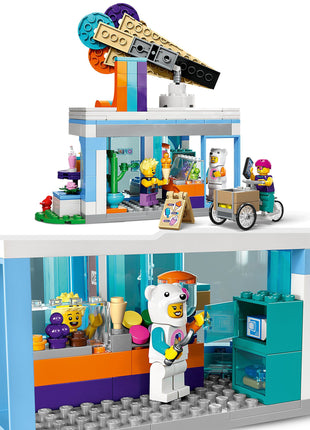 LEGO City Ice-Cream Shop 60363 Building Toy Set for Kids Aged 6+ (296 Pieces) 