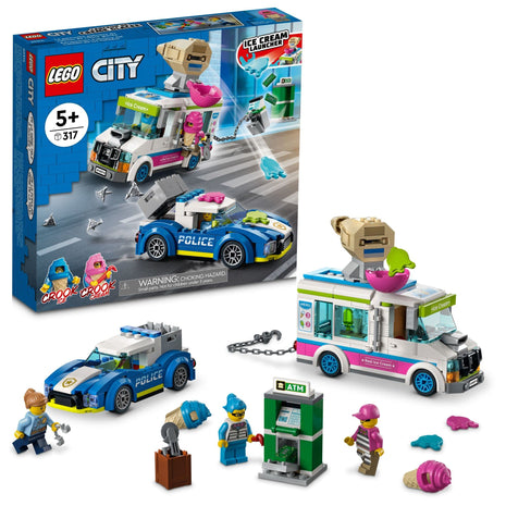 LEGO City Ice Cream Van Police Chase 60314 Building Kit (317 Pieces) 