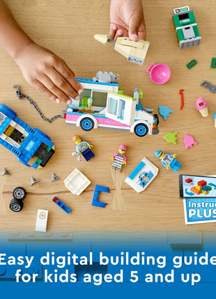 LEGO City Ice Cream Van Police Chase 60314 Building Kit (317 Pieces) 