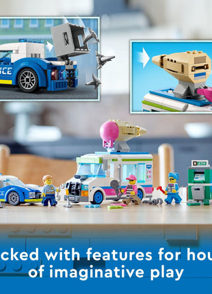 LEGO City Ice Cream Van Police Chase 60314 Building Kit (317 Pieces) 