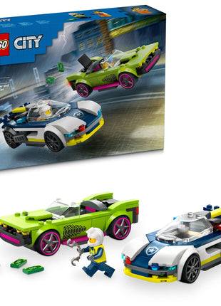 LEGO City Police Car and Muscle Car Chase Set 60415(213 Pieces) 