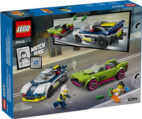 LEGO City Police Car and Muscle Car Chase Set 60415(213 Pieces) 