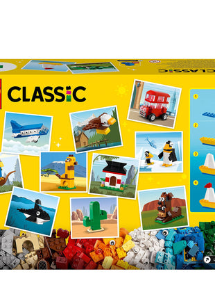 LEGO Classic Around The World 11015 Building Kit; 15 Toys for Kids (950 Pieces), Multi Color 