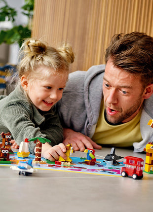 LEGO Classic Around The World 11015 Building Kit; 15 Toys for Kids (950 Pieces), Multi Color 