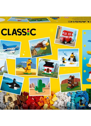 LEGO Classic Around The World 11015 Building Kit; 15 Toys for Kids (950 Pieces), Multi Color 