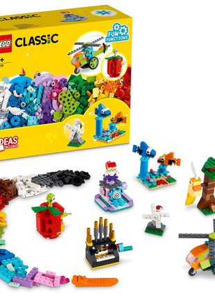 LEGO Classic Bricks&Functions 11019 Kids' Building Kit (500 Pcs),Multicolor 