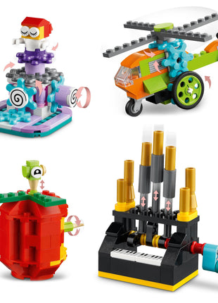 LEGO Classic Bricks&Functions 11019 Kids' Building Kit (500 Pcs),Multicolor 