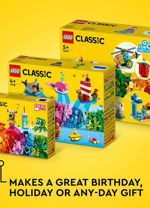 LEGO Classic Bricks&Functions 11019 Kids' Building Kit (500 Pcs),Multicolor 