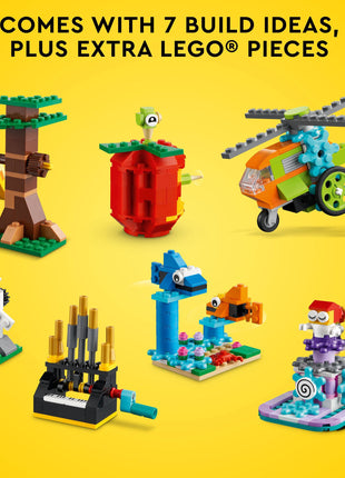 LEGO Classic Bricks&Functions 11019 Kids' Building Kit (500 Pcs),Multicolor 