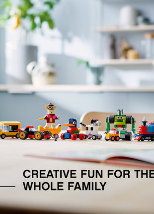 LEGO Classic Bricks&Wheels 11014 Kids' Building Kit (653 Pcs),Multicolor 