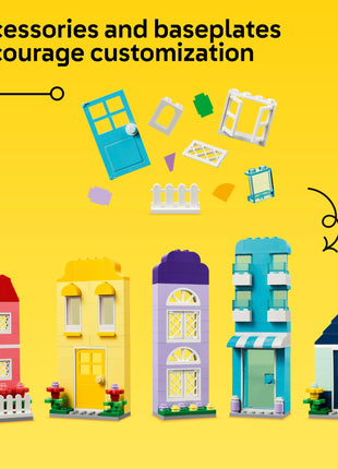 LEGO Classic Creative Houses Building Toy 11035 (850 Pieces) 