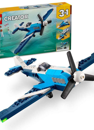 LEGO Creator 3in1 Aircraft: Race Plane Toy Vehicle Playset 31160 Building Blocks Toys for 7+ Gift for Boys and Girls 