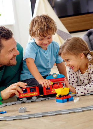 LEGO DUPLO Town Steam Train Building Blocks for Kids 2 to 5 Years (59 Pcs) 10874 