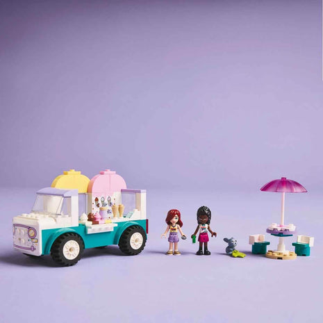 LEGO Friends Heartlake City Ice Cream Truck Pretend-Play Building Kit 42644 Building Blocks Toys for 4+ Gift for Boys and Girls 