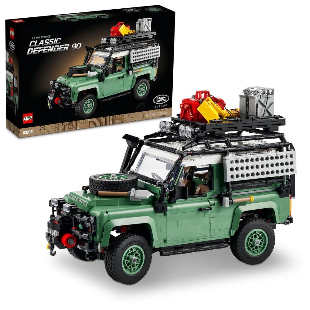 LEGO Icons Land Rover Classic Defender 90 10317 Building Kit (2,336 Pieces) 
