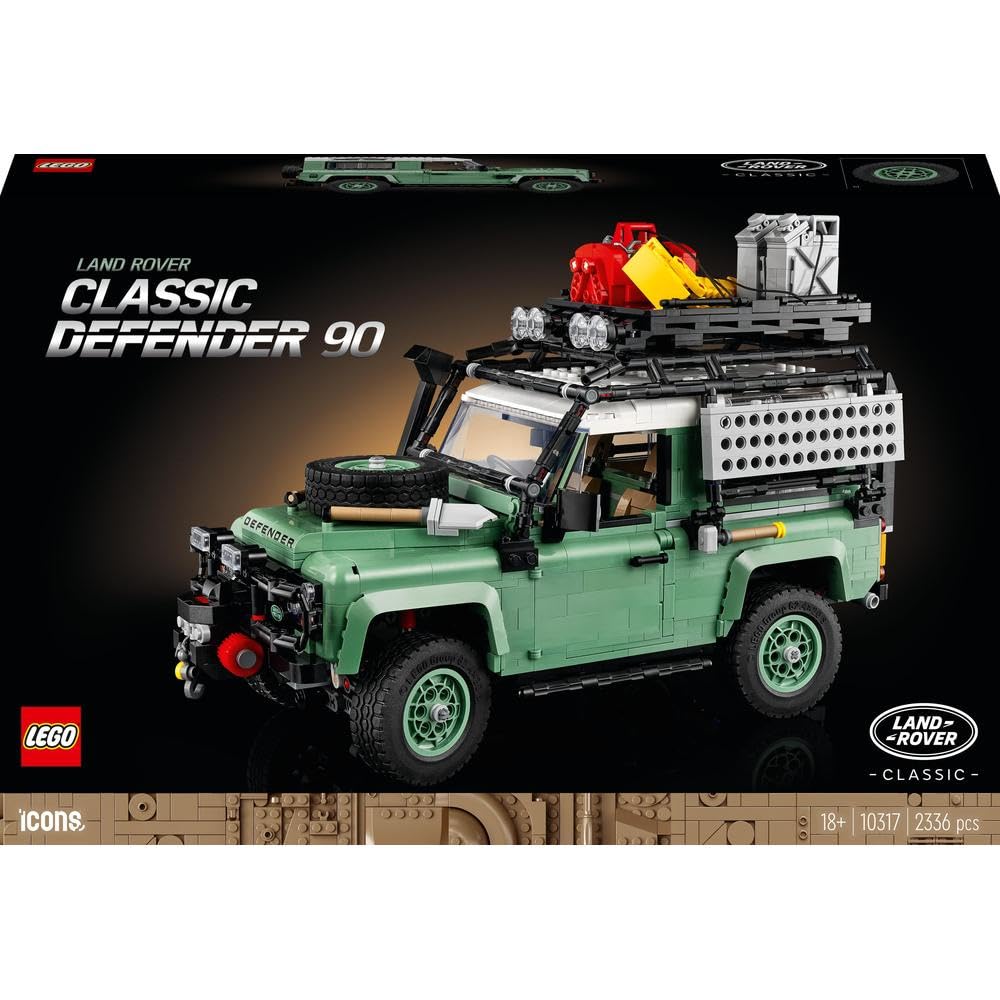 LEGO Icons Land Rover Classic Defender 90 10317 Building Kit (2,336 Pieces) 