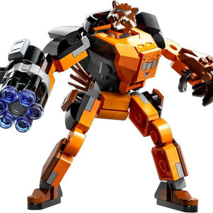 LEGO Marvel Rocket Mech Armour 76243 Building Toy Set (98 Pieces), Multi Color 