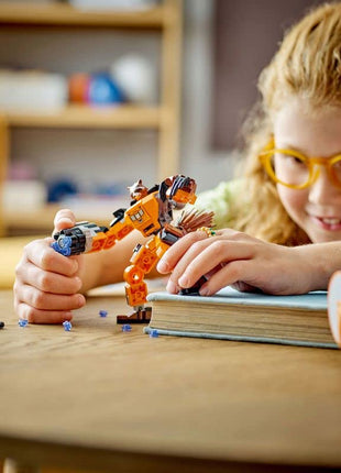 LEGO Marvel Rocket Mech Armour 76243 Building Toy Set (98 Pieces), Multi Color 