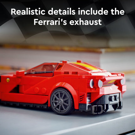 LEGO Speed Champions Ferrari 812 Competizione 76914, Sports Car Toy Model Building Kit, 2023 Series, Collectible Race Vehicle Set, Multi, 261 Pcs 