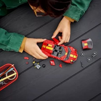 LEGO Speed Champions Ferrari 812 Competizione 76914, Sports Car Toy Model Building Kit, 2023 Series, Collectible Race Vehicle Set, Multi, 261 Pcs 