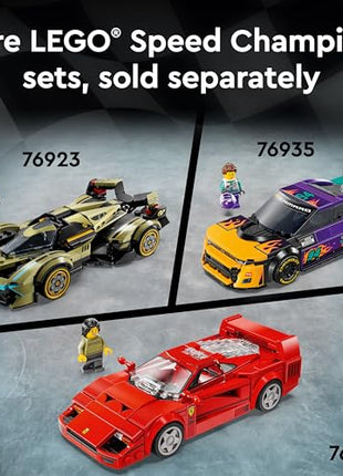 LEGO Speed Champions Ferrari F40 Supercar Vehicle Toy 76934 Building Blocks Toys for 9+ Gift for Boys and Girls 