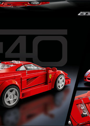 LEGO Speed Champions Ferrari F40 Supercar Vehicle Toy 76934 Building Blocks Toys for 9+ Gift for Boys and Girls 