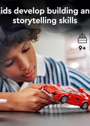 LEGO Speed Champions Ferrari F40 Supercar Vehicle Toy 76934 Building Blocks Toys for 9+ Gift for Boys and Girls 